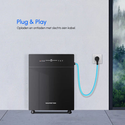 Marstek – Plug & Play Thuisbatterij 5.12 kWh (Incl. P1 Meter)